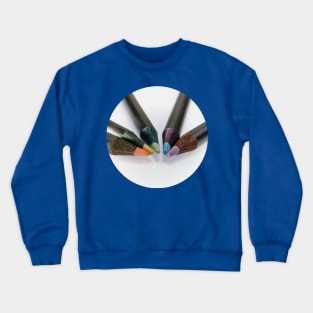 five colored pencil tips Crewneck Sweatshirt